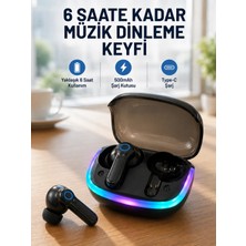MiraLive Enc Mikrofonlu Bluetooth 5.4 Kablosuz Kulaklık 40MS Düşük Gecikmeli Tws Kulaklık