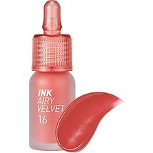 Hsc Bilişim Peripera Ink Airy Velvet Uzun Süre Kalıcı Hafif Formüllü Kadife Bitişli Tint 16 Favorite Orange Pin