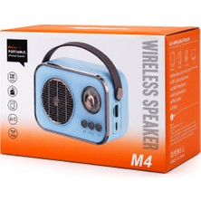 EkoAlışverişDünyam Bluetooth Wireless Mini Hoparlör Speaker Renkli Type-C Şarjlı 5W Mikrofon - Kart Girişi PL-4692 (5510)