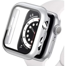 Sh Newface Apple Watch Ultra 49MM Camlı Kasa Ekran Koruyucu - Gümüş Najmaddin