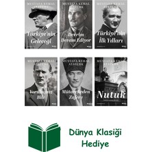 Can Yayınları Mustafa Kemal Atatürk 6 Kitap Seti + Dünya Klasiği Hediye
