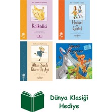 İş Bankası Kültür Yayınları Grimm Kardeşler 4 Kitap Seti + Dünya Klasiği Hediye
