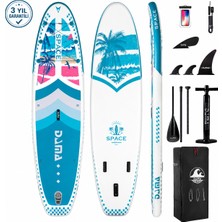 Dama Space Blue 3 Finli 335X86X15 Şişme Paddle Board Sup Seti