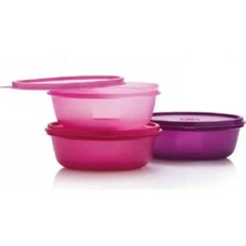Tupperware Buzdolabı Saklama Kabı 600 ml Üç Şekerpare Hsgl Mor
