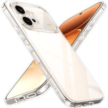 Caseart Honor 600 5g ile Uyumlu Kapak Kamera Korumalı Süper Silikon Şeffaf Kılıf