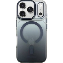 Covpor Sbprc iPhone 17 Pro Max Kılıf Renk Geçişli Şeffaf M-Safe Şarja Uygun Augus Kapak