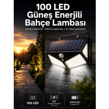 Poyraz Market Solar Sensörlü Duvar Lambası Bahçe Lambası Parlak Beyaz Işık Suya Dayanıklı