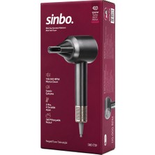 EkoAlışverişDünyam Gri Bldc Turbo Motor Saç Kurutma - Şekil Makinesi 1500W 3-Kdm.hız 4-Kdm.ısıayar=sıcak-Ilık-Hafif-Soğuk SHD-1739 (5510)