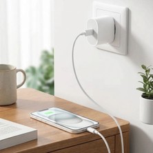 EkoAlışverişDünyam 20W Hızlı Şarj Adaptörü Usb-C To Lightning Kablolu – Pd Destekli Süper Hızlı Şarj Cihazı (5510)
