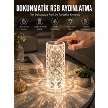 Tekn Dokunmatik Kristal Gece Lambası Hediyelik Najmaddin
