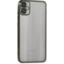 Sh Newface Samsung Galaxy A05 Kılıf Razer Lensli Silikon - Yeşil Najmaddin