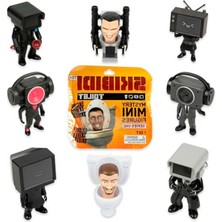 Hakay Komik Tuvalet Temalı Mini Figür Oyuncaklar, Eğlenceli Sürpriz