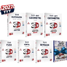 3D Yayınları 2027 Tyt 3D Matematik-Geometri-Fizik-Kimya-Biyoloji Video Destekli Defter Seti
