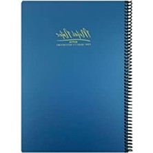 Hakay 17X24 cm Spiralli Metal Notes Defteri, 80 Yaprak