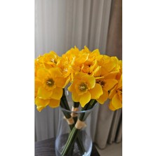 Omelas Yapay Çiçek Nergis Demet Sarı 30 Cm.