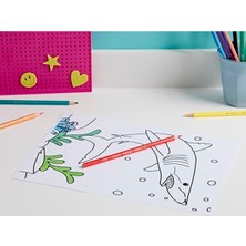 Hakay 12 Adet Renkli Kalem Seti, Çocuklar Için Boya Kalemleri