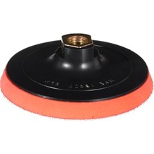 Hakay Cırtlı Disk Zımpara Altı, 115 Mm, Kırmızı, Plastik Köpük Arayüz