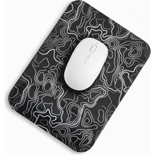 Hakay Siyah Ergonomik Mouse Pad, Bilek Destekli Konforlu Tasarım
