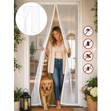 Hakay Hazır Mıknatıslı Kapı Sinekliği, 60X210 cm Boyutunda, Kolay Takılabilir Tasarım