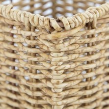 Hakay El Örgüsü Rattan Mutfak Kaşıklık, Bohem Dekoratif Tezgah Üstü Organizer