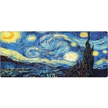Hakay 90X40 cm Xxl Gaming Mouse Pad, Starry Night Deseni