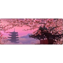 Hakay 70X30 cm Pembe Renkli Büyük Oyuncu Mouse Pad, 3mm Kalınlık