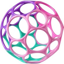 Hakay Pembe-Mor Renkli Oball Klasik Top - Eğlenceli Oyun