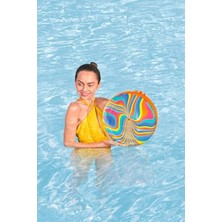 Hakay Şişme Plaj Topu - Tie-Dye Tasarım, 46 cm
