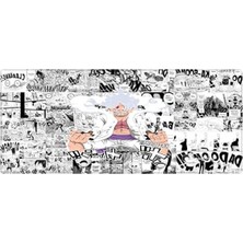 Hakay Porge Gaming Mouse Pad 70X30, 90X40 Mouse Pad Xxl Büyük Dikişli Oyuncu Mouse Pad Speed Mousepad (One Piece Luffy, 80X30 Cm)