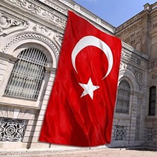 Hakay 400X600 cm Raşel Kumaş Türk Bayrağı, Kaliteli ve Dayanıklı