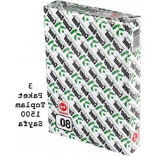 Hakay A4 Fotokopi Kağıdı - 3 Paket, Toplam 1500 Yaprak