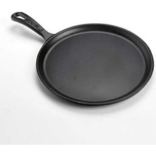 Hakay Döküm Krep/pizza Tavası, Yuvarlak 26CM, Metal Saplı Tasarım