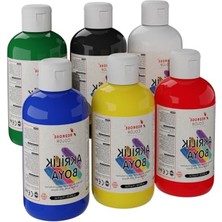 Hakay Ana Renkler Akrilik Boya 6'lı Set 6X250GR
