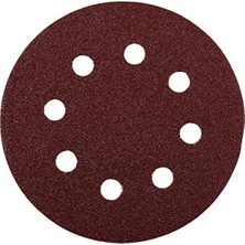 Hakay 125 mm Aşındırıcı Zımpara Kağıdı, 40 Kum, Delikli