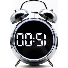 Hakay Çift Alarm Fonksiyonlu LED Ekranlı Masa Saati