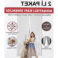 Hakay Mıknatıslı Kapı Sinekliği, 105X210 cm Boyutunda, 2'li Paket