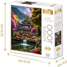 Hakay 1000 Parçalı Japon Bahçesi Puzzle Seti, 2,2 mm Kalınlığında Hobi Severler Için