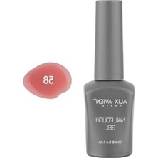 Hakay Alıx Avıen Pembe Kalıcı Oje 58-Yoğun Renk Veren Jel Oje 12 Ml-Nail Uv Gel Polish 58