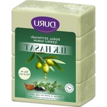 Hakay Doğal Zeytinyağı ve Bitkisel Yağlarla Zenginleştirilmiş Sabun 4 × 150 gr