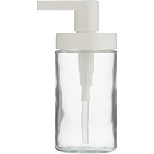 Hakay Beyaz Cam Sıvı Sabunluk, 200 ml Kapasite