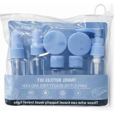 Hakay 7 Parça Seyahat Şişe Seti, Sabun/şampuan/krem Için Sağlam Plastik Tasarım