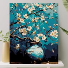 Hakay Sayılarla Boyama Tuval Seti - 40X50 cm Fırça ve Boya Dahil
