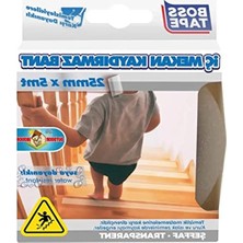 Hakay Kaydırmaz Bant, 25 mm x 5 M Boyutunda ve Şeffaf Tasarım ile Güvenli Kullanım