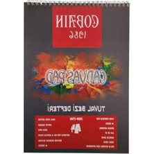 Hakay Akrilik ve Yağlıboya Için Uygun A4 Tuval Bezi Defteri, Canvas Pad ile Sanat Çalışmalarınız Için