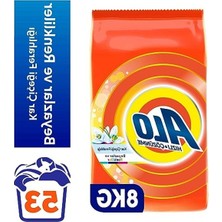 Hakay Hızla Çözülen 8 kg Toz Deterjan, Beyazlar ve Renkliler Için Ferahlatıcı Formül