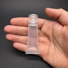 Hakay Şeffaf Merhem Tüpü 10 Ml, Fliptop Kapaklı, 3 Adet Set