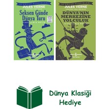 İş Bankası Kültür Yayınları Jules Verne 2 Kitap Seti + Dünya Klasiği Hediye
