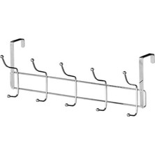 Hakay 12'li Kapı Arkası Metal Askı Seti, Güçlü Yapışkan ve Kolay Montaj
