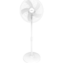 Hakay 16 Inç Ayaklı Vantilatör - 50 W Güç ve Beyaz Renk Seçeneği ile Ferahlatıcı Hava