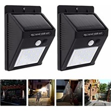 Hakay Güneş Enerjili Dış Mekan Aydınlatma, 20 Led, Su Geçirmez Özellik